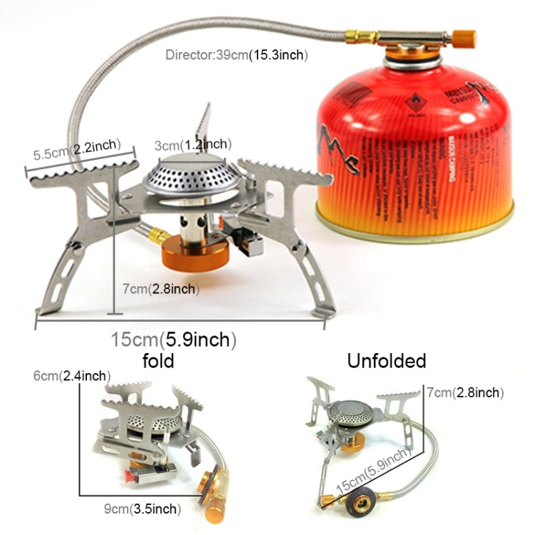Outdoor Camping Tool Camp Stove BBQ Cooking Portable Gas Stove Split Gas Furnace