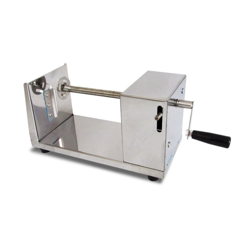 Stainless Steel Manual Spiral Tornado Tower Hand Shake Potato Rotary Chips Twister Slicer Cutter