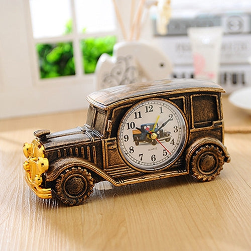Multi-functional Originality Vintage Car Model Pointer Alarm Clock