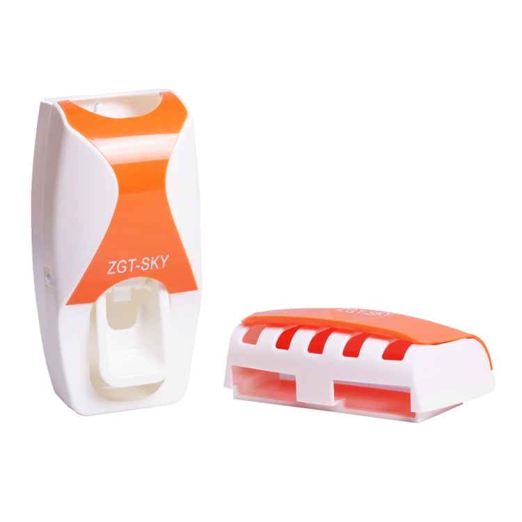 Automatic Toothpaste Dispenser Set with 5 Toothbrush Holder