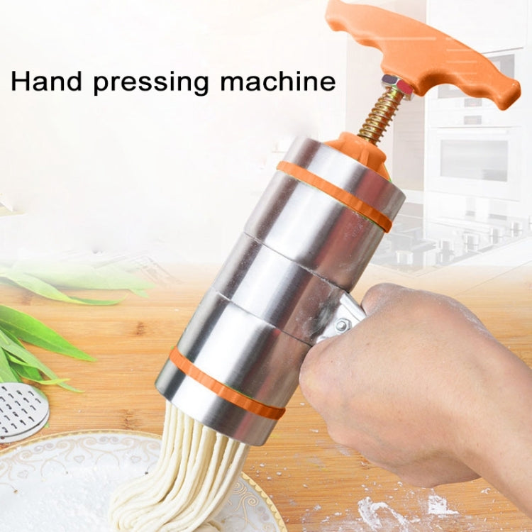 3 Molds Household Manually Small Stainless Steel Pressing Style Handhold Noodle Machine