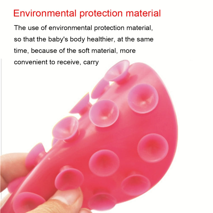 3pcs Baby Double-sided TPR Anti-skid Pad Strong Suction Placemat, Size:10.5*10.5*1.3cm Random Color Delivery