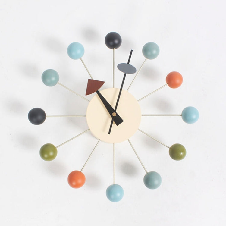 Stylish Background Minimalis Circular Balls Candy Wall Clock Creative Decoration Clock Ferris Wheel Clock