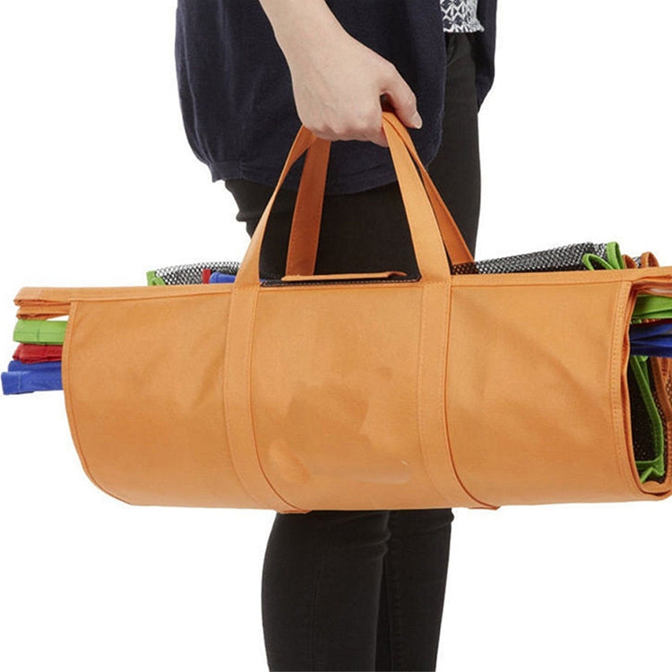 4 PCS / Set Supermarket Trolley Bags Non-Woven Portable Shopping Bags