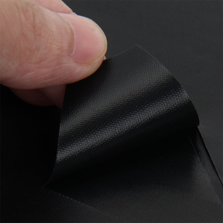 Gas Furnace Surface Ultra-thin Fibre Material Stovetop Protective Cleaning Pad, Size: 27*27cm, 0.2mm (Black)