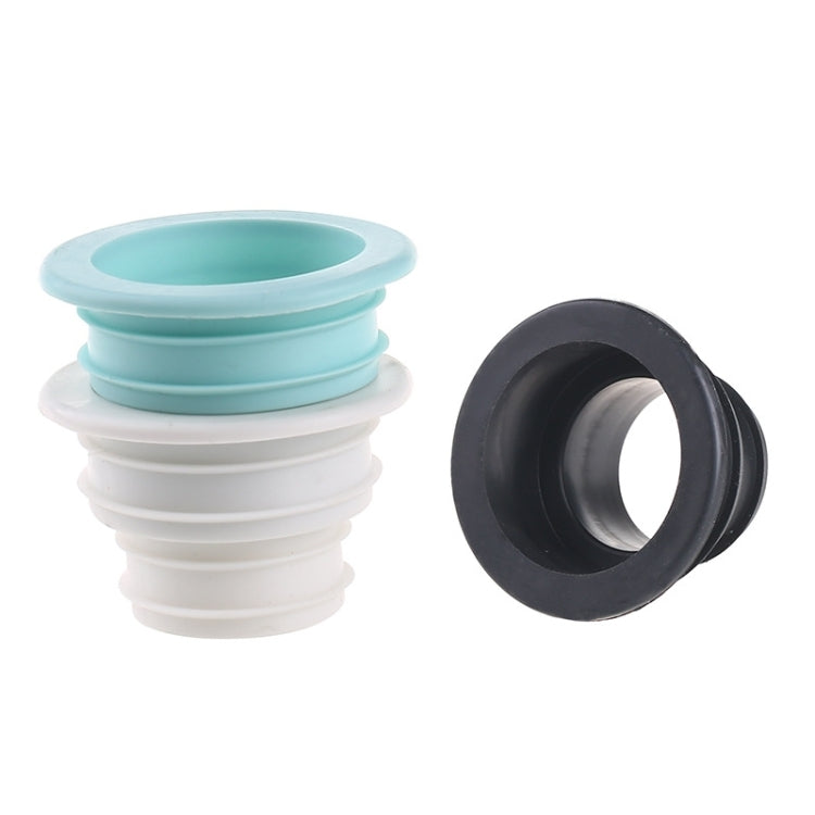 3 PCS Sewer Lengthen Odor-resistant Silicone Joint Kitchen Plumbing Sewer Drain Sealing Plug, Random Color Delivery