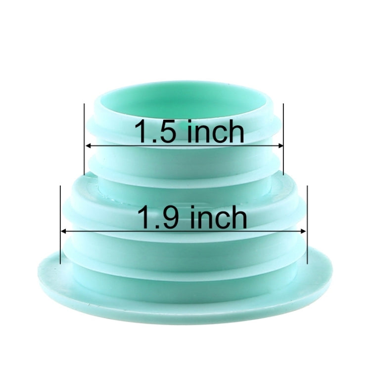 3 PCS Sewer Lengthen Odor-resistant Silicone Joint Kitchen Plumbing Sewer Drain Sealing Plug, Random Color Delivery