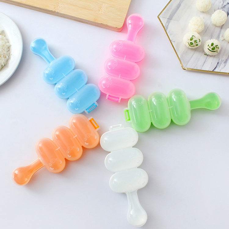 Cute Style Food-grade Sushi Rice Ball Shaker Mold with Spoon for Kids, Random Color Delivery