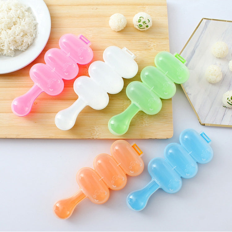 Cute Style Food-grade Sushi Rice Ball Shaker Mold with Spoon for Kids, Random Color Delivery
