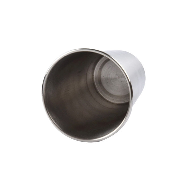 70ml Single Wall Electropolished Stainless Steel Brief Wine Cup(Silver)
