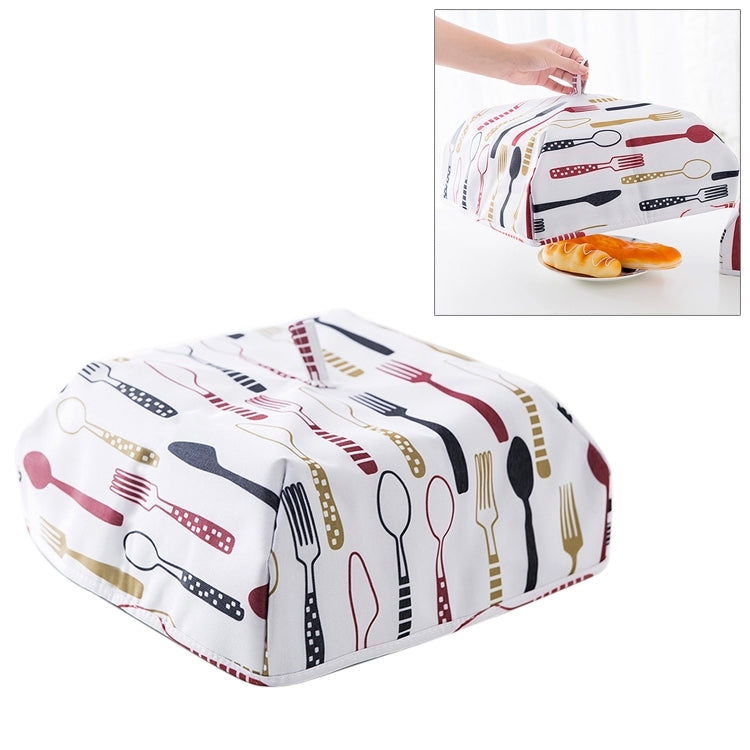 Foldable Thickened Aluminum Foil Food Heat Preservation Cover, Size: L (37 x 37 x 15cm)