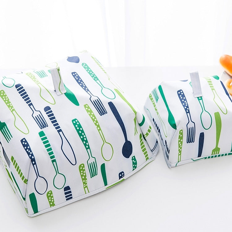 Foldable Thickened Aluminum Foil Food Heat Preservation Cover, Size: L (37 x 37 x 15cm)