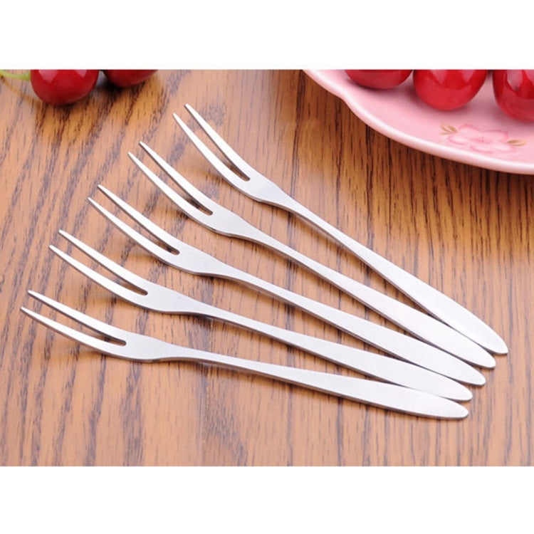 10 PCS Stainless Steel Fruit Fork Creative Environmental Small Fruit Prong