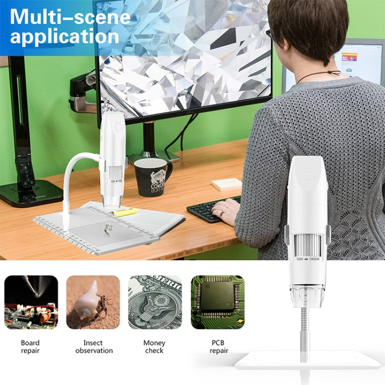 316 50-1000X Adjustable Smart Wifi USB Digital Microscope