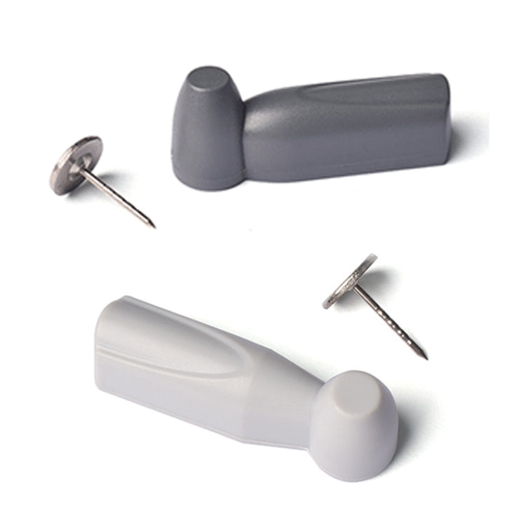 100pcs HTG-005 Small Hammer Anti-theft Magnetic Buckle EAS Anti-theft Sound and Magnetic Button Label for Supermarket Commodities, Random Color Delivery