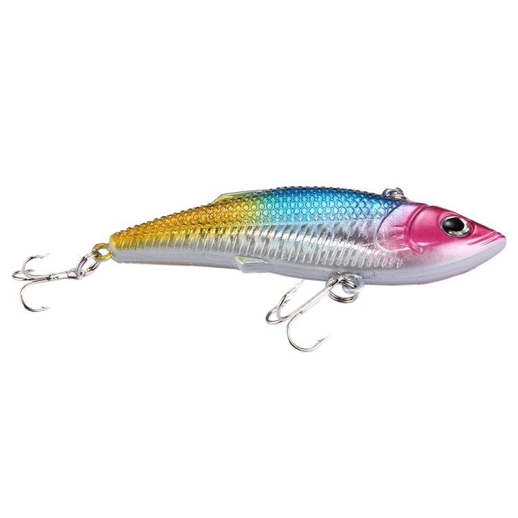 Color Coating Plastic Artificial Fishing Lures Fishing Topwater Floating Popper Lure Hit Water Waves Climb Fishing Bait with Hooks, Length: 7.5 cm