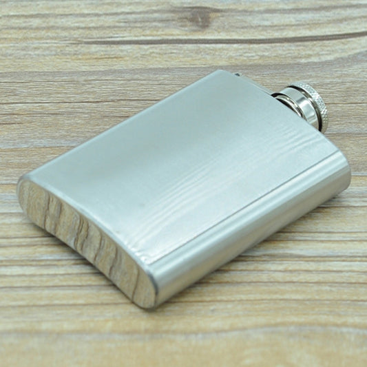 100ml(3.5oz)  Pocket Flagon Outdoor Sports Flat Liquor Flask Camping Ultralight Portable Wearproof Wine Pot(Silver)