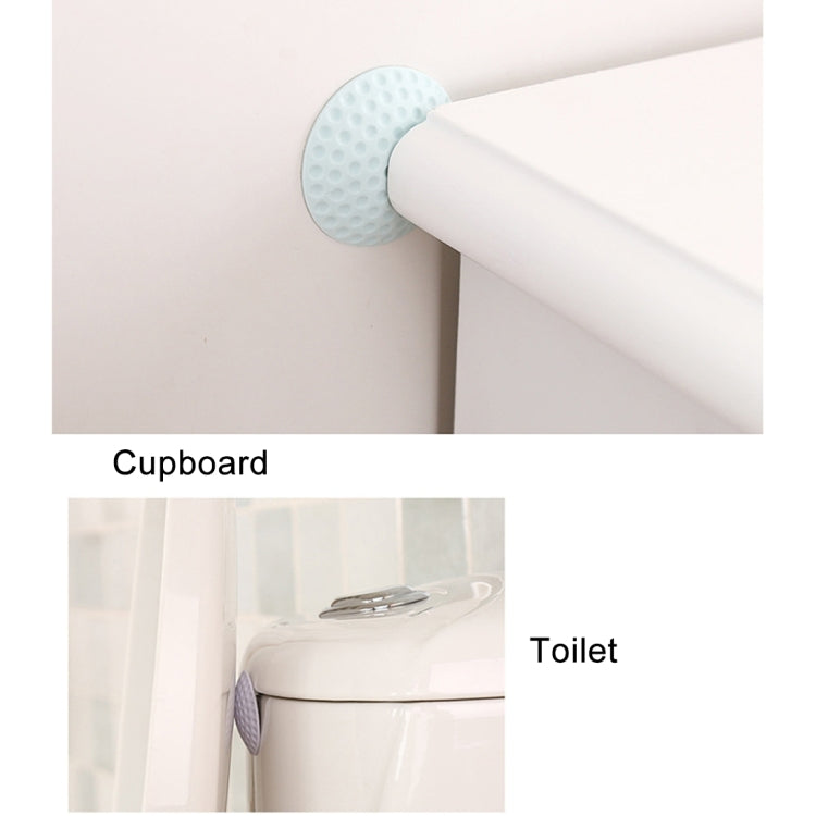 10 PCS Rubber Door Handle Mute Wall Pad Anti-collision Pad, Random Color Delivery, Size: 5 * 1cm