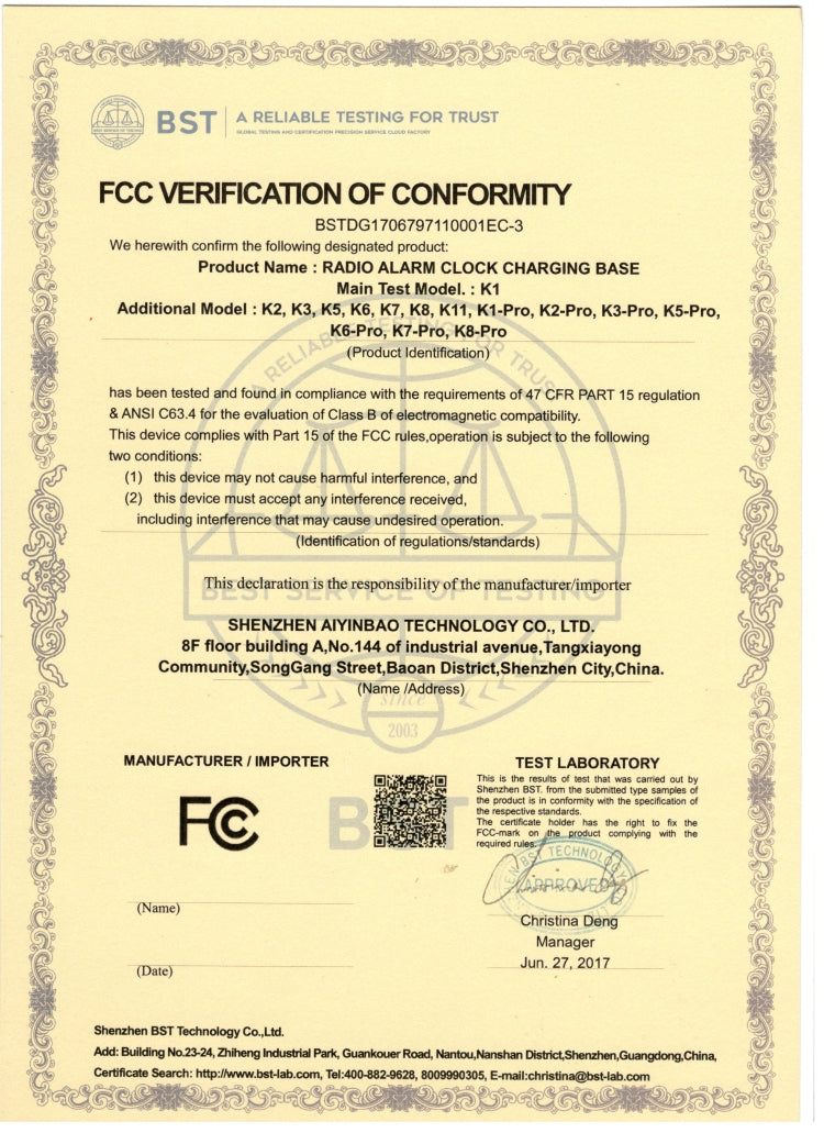 K11 Bluetooth Alarm Clock Speaker Creative Digital Music Clock Display Radio with Dual USB Interface, Support U Disk / TF Card / FM / AUX, EU Plug