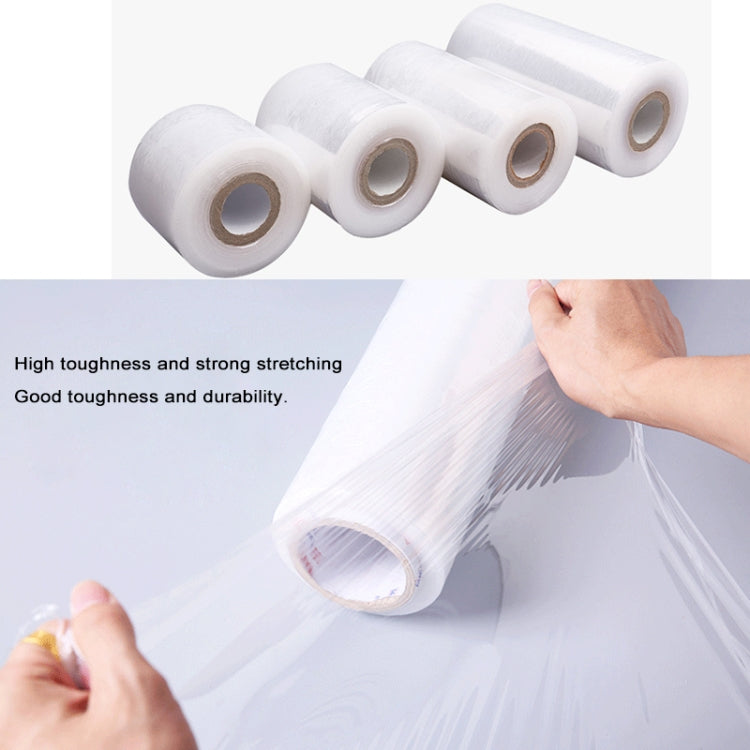 PE Transparent Stretch Wrap Film(Width: 45cm, Length: 390m)