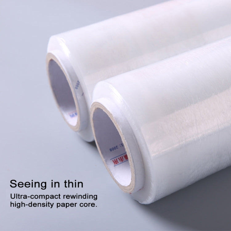 PE Transparent Stretch Wrap Film(Width: 45cm, Length: 320m)