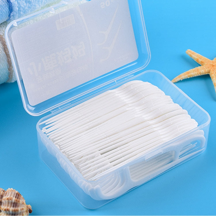 Fawnmum Ultra-fine Safety Flat Dental Floss Rod Toothpick Thread, 50pcs/Box