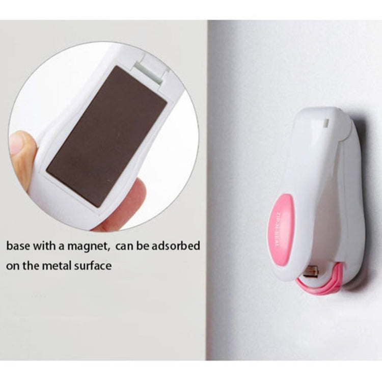 Portable Mini Heat Sealing Machine Impulse Sealer Seal Packing Plastic Bag Sealing Clamp, Random Color Delivery