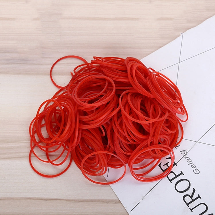 Red Sturdy Stretchable Elastic Rubber Bands Home School Office Supplies Stationery, 1KG Per Bag