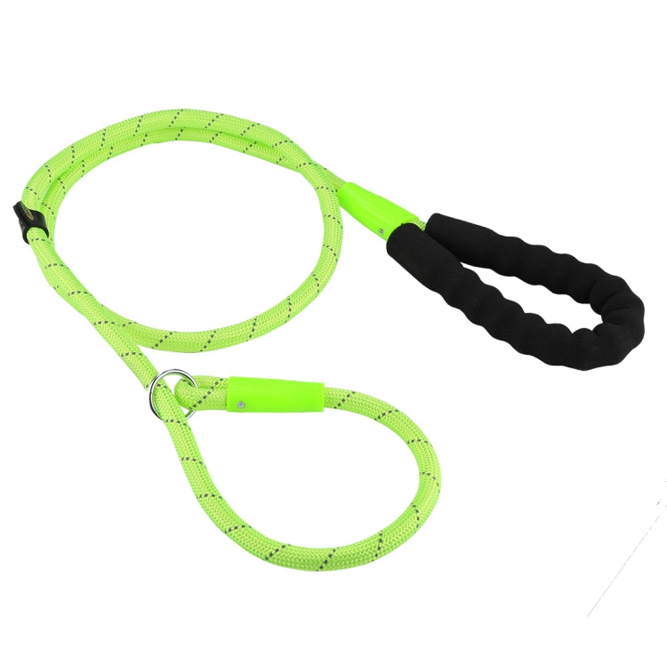 Pet Dog Training Traction Rope Reflective Light Leash with Bold Handle