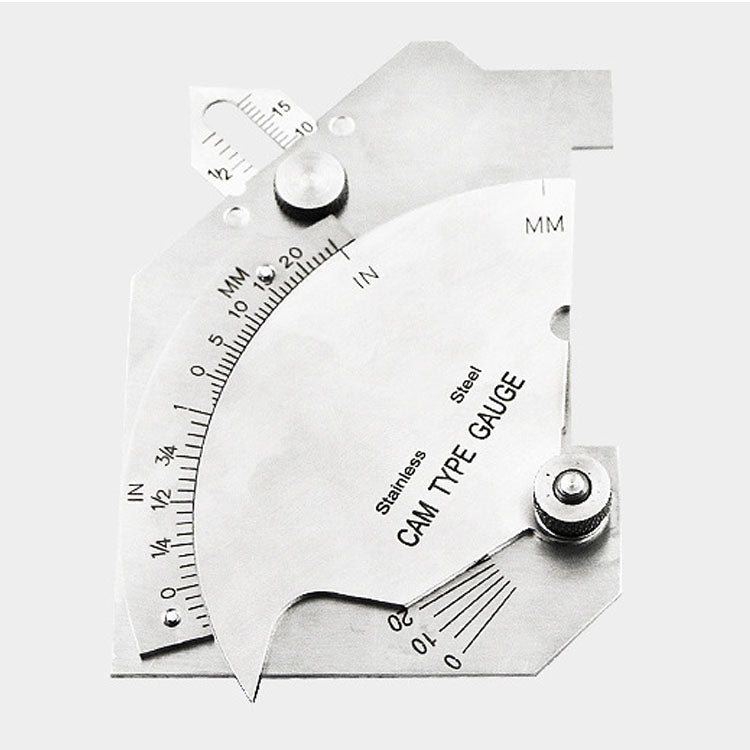 MG-8 Cam-type Stainless Steel Fillet Weld Gauge Multi-function Welding Inspection Ruler