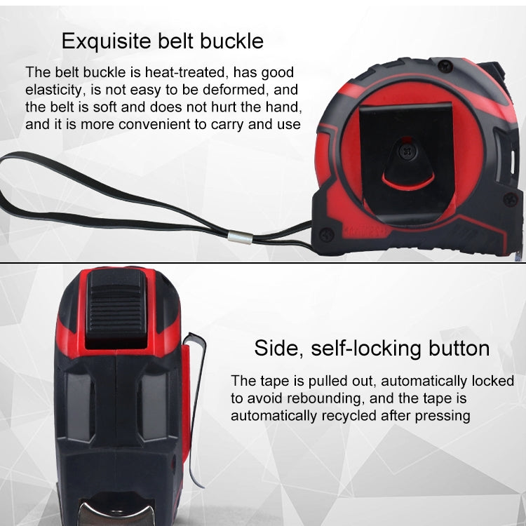 Aoben Retractable Ruler Measuring Tape Portable Pull Ruler Mini Tape Measure, Length: 7.5m Width: 25mm