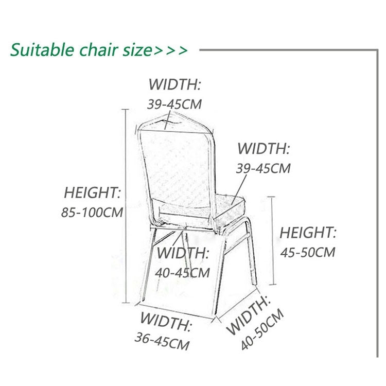 Elastic Chair Cover Weddings Banquet Restaurant Chair Covers