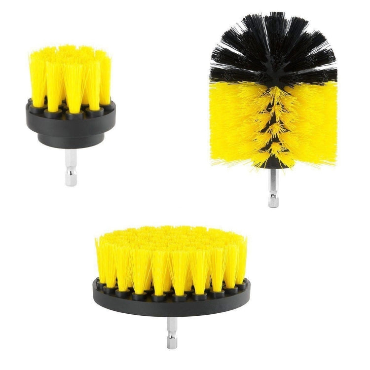 3 PCS Bathroom Kitchen Cleaning Brushes Kit for Electric Drill