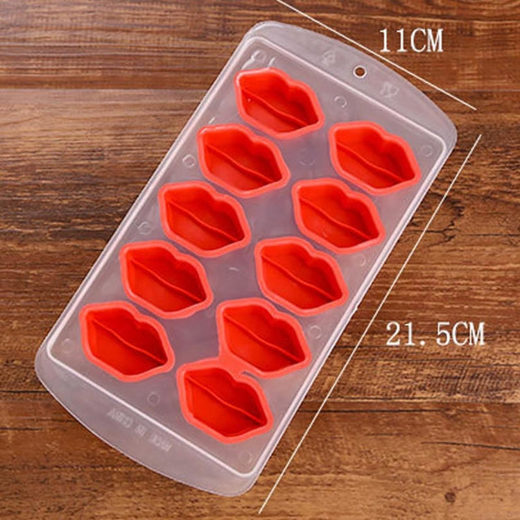Lips Shaped Silicon Ice Cube Tray / Ice Mold