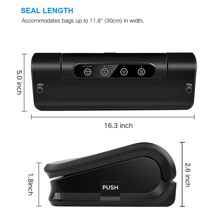 Sealing Film Roll Film PP Material Transparent Seal Film Cup, US Plug
