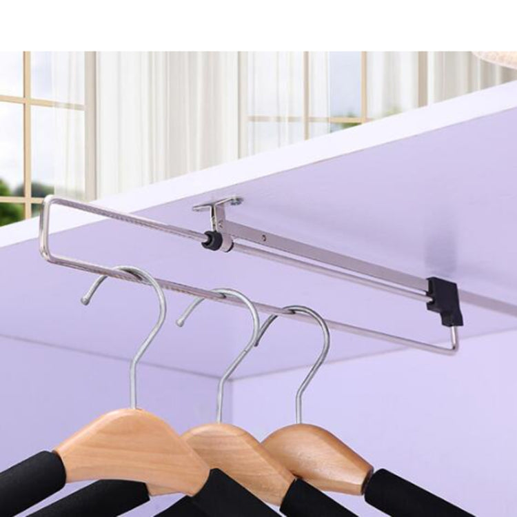 Telescopic Rail Pull-Out Wardrobe Clothes Hanger（40cm)