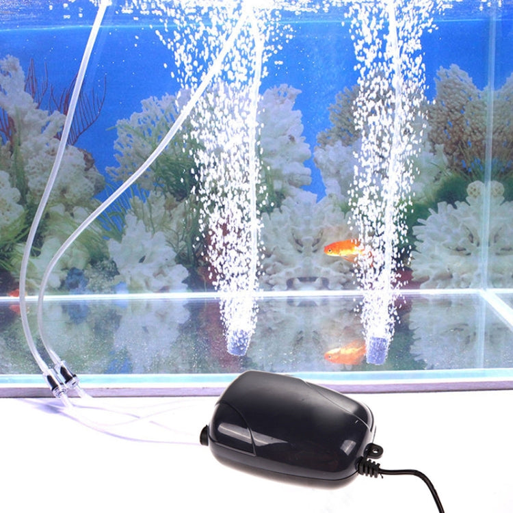 RS-290 220V 3W Single Outlets Adjustable Flow Silent Aquarium Air Pump Fish Tank Oxygen Air Pump