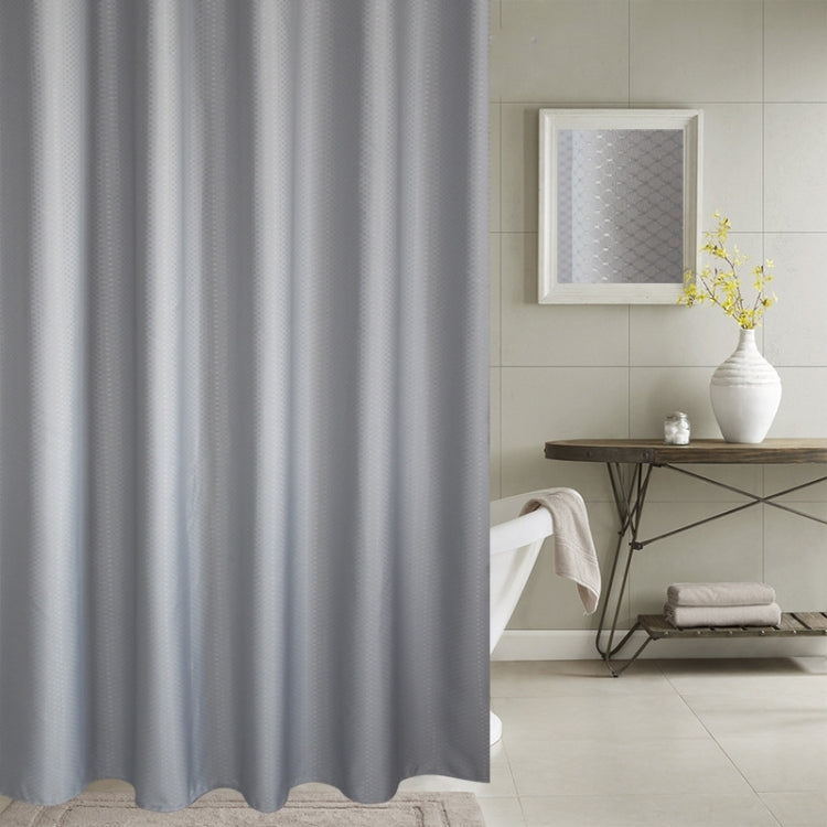 Thickening Waterproof And Mildew Curtain Honeycomb Texture Polyester Cloth Shower Curtain Bathroom Curtains,Size:220*200cm
