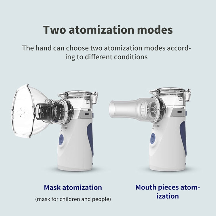 Portable Ultrasonic Nebulizer Mini Handheld Inhaler Respirator Health Care Home Machine Atomizer for Children