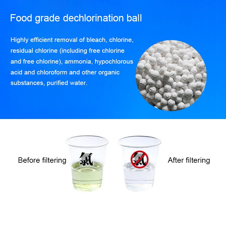 Bath Water Purifier Shower Faucet Chlorine Filter, Interface: 2.1cm / 2.7cm