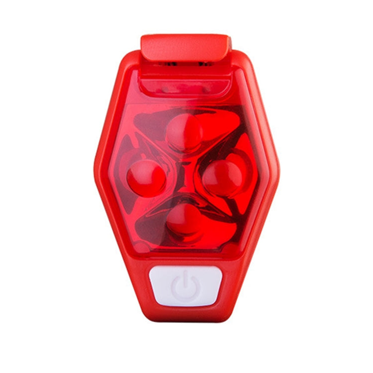 Multifunctional Outdoor Bicycling Running Warning Light Bicycle Taillight LED Back Clip Light