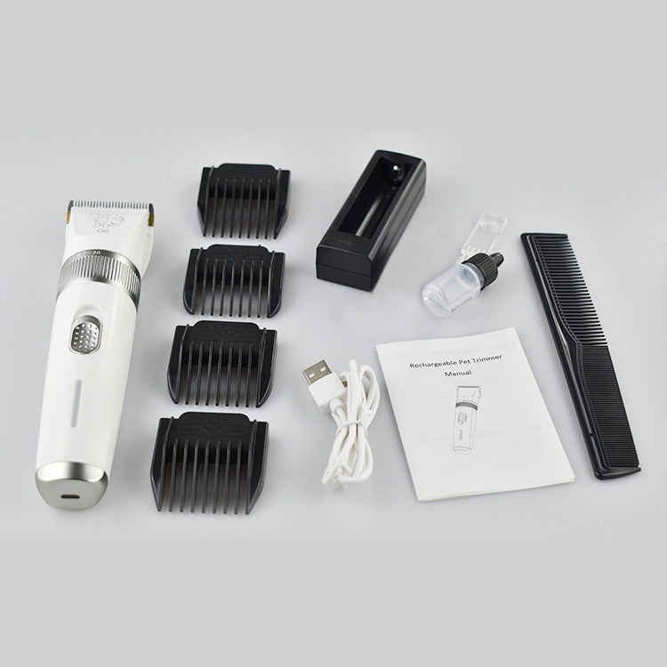 Q6 USB Charging Electric Pet Shaver with Four Combs