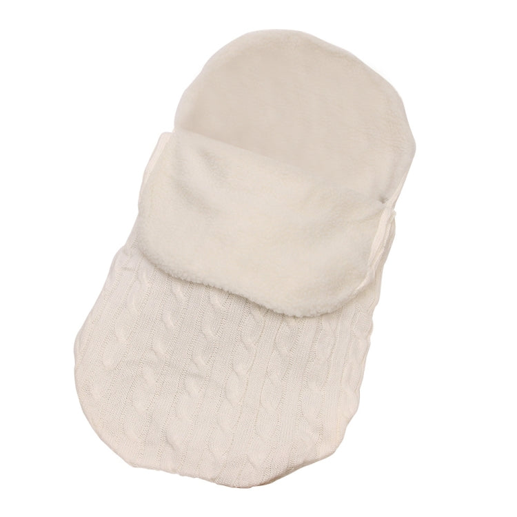 Thick Baby Swaddle Wrap Knit Envelope Sleeping Bag Newborn Infant Warm Bands Indoor Infant Stroller Sleeping Bag