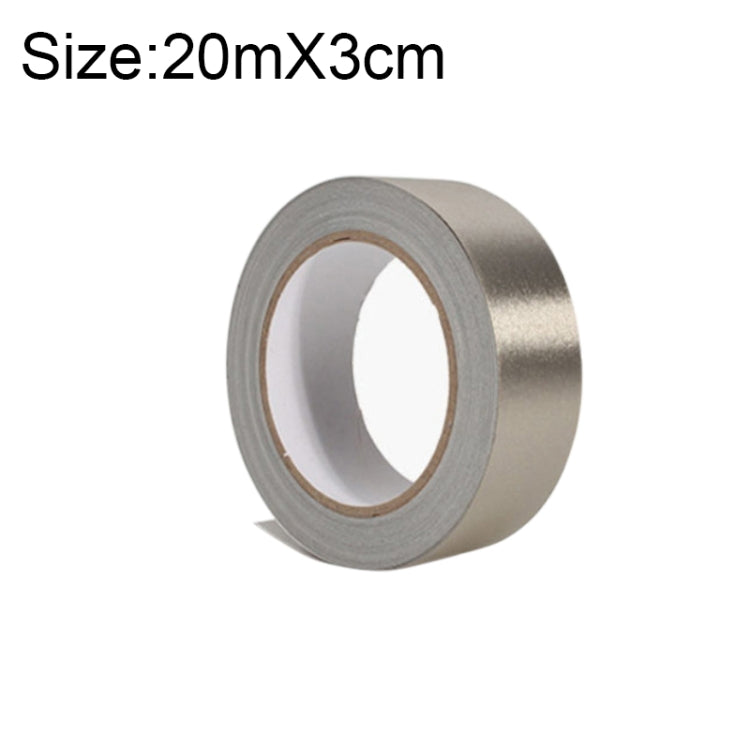 Plain Weave Double-sided Conductive Cloth Adhesive Cloth Single Sided Adhesive EMI Shielding Button Repairs, Size: 20m x 3cm