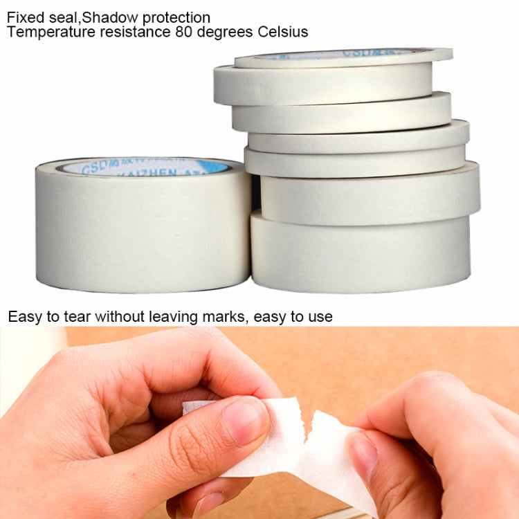 14 Volumes High Adhesion Decoration Spraying Masking office Writing Beautiful Paper Tape, Size: 50m x 20mm