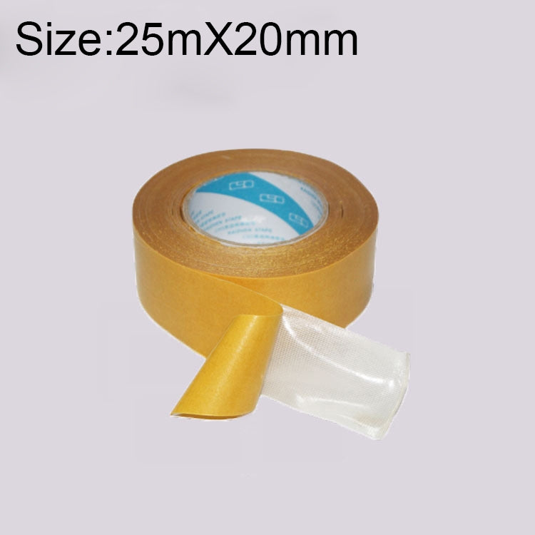 Double-sided Strong Mesh Cloth Base Tape Seamless Wear-resistant Tape , Size: 25m x 20mm