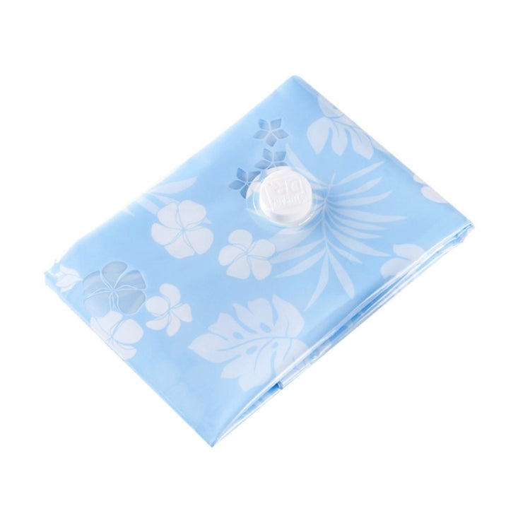 Space Saving Orchids Pattern Vacuum Storage Bag, Thinken Quilts Clothing Vacuum Seal Storage Bag, Size: 80*100 cm