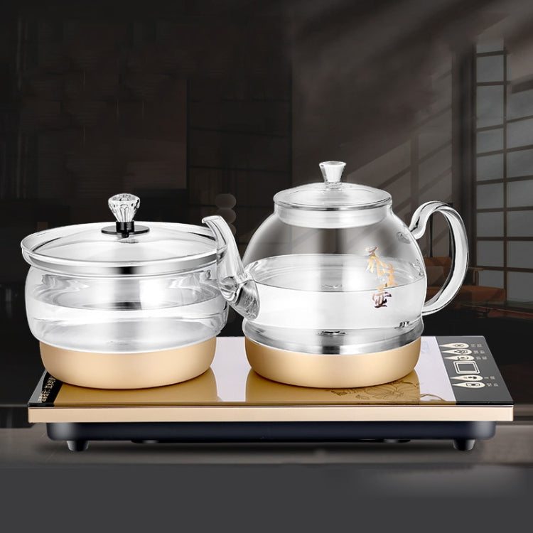 Pumping Type Automatic Add Water Full Intelligent Electric Glass Kettle Pumping Boiled Tea Stove Set