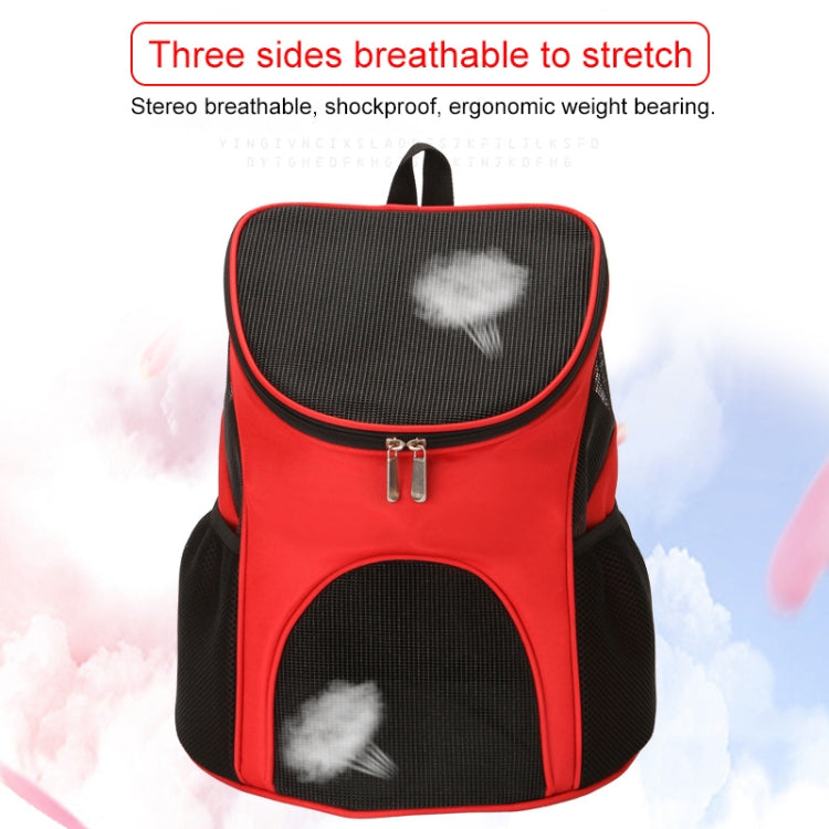 Portable Folding Nylon Breathable Pet Carrier Backpack, Size: 45 x 36 x 31cm