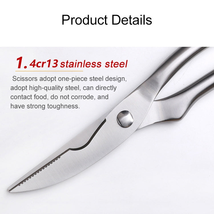 10 inch Kitchen Poultry Fish Chicken Bone Stainless Steel Cutter Cook Gadget Shear, Blister Package